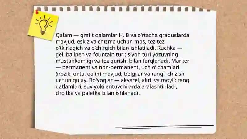 Grafika(yozuv) va grafik vositalar. Yozuvning turlari. Orfografiya, uning asosiy tamoyillari 4