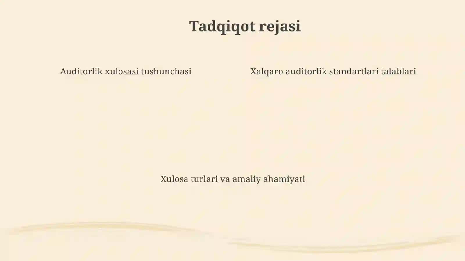 Auditorlik    xulosasining   xalqaro   standarti 4