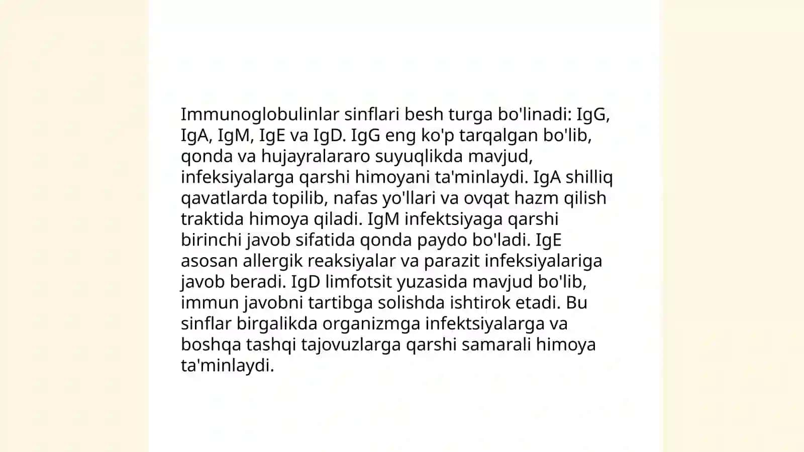 Immunoglobulinlar va ularning turlari 4