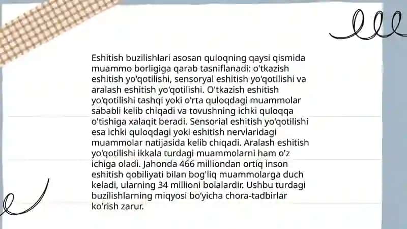 Eshitish buzilishining differensial tashxisi 4