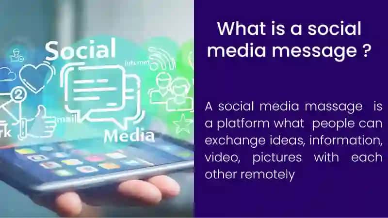 A social media message 4