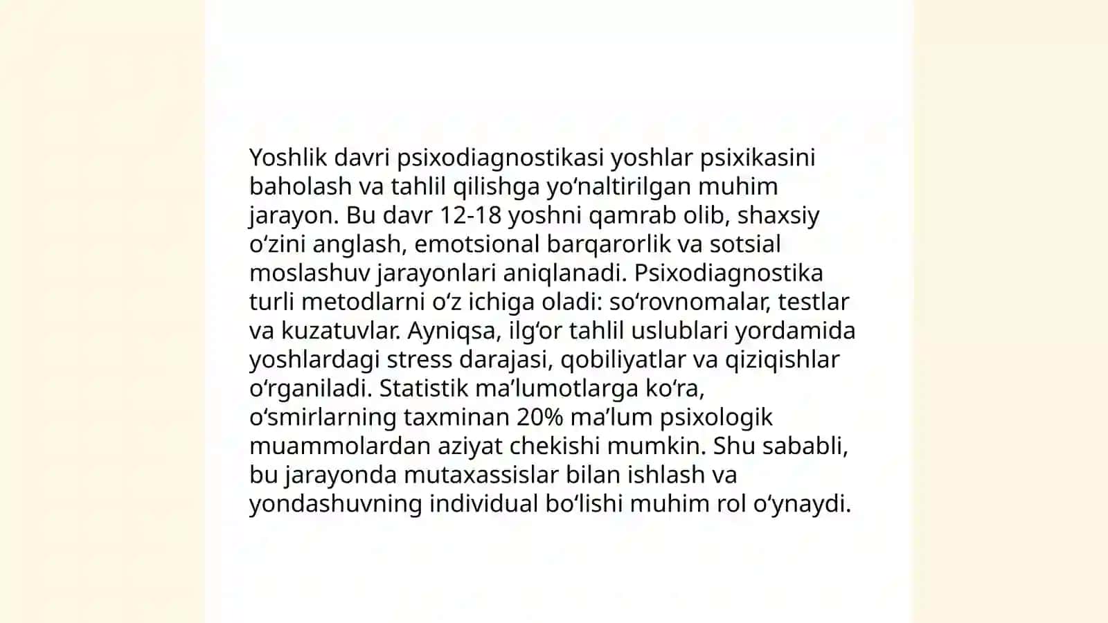 Psixologik pedagogik diagnostika 4