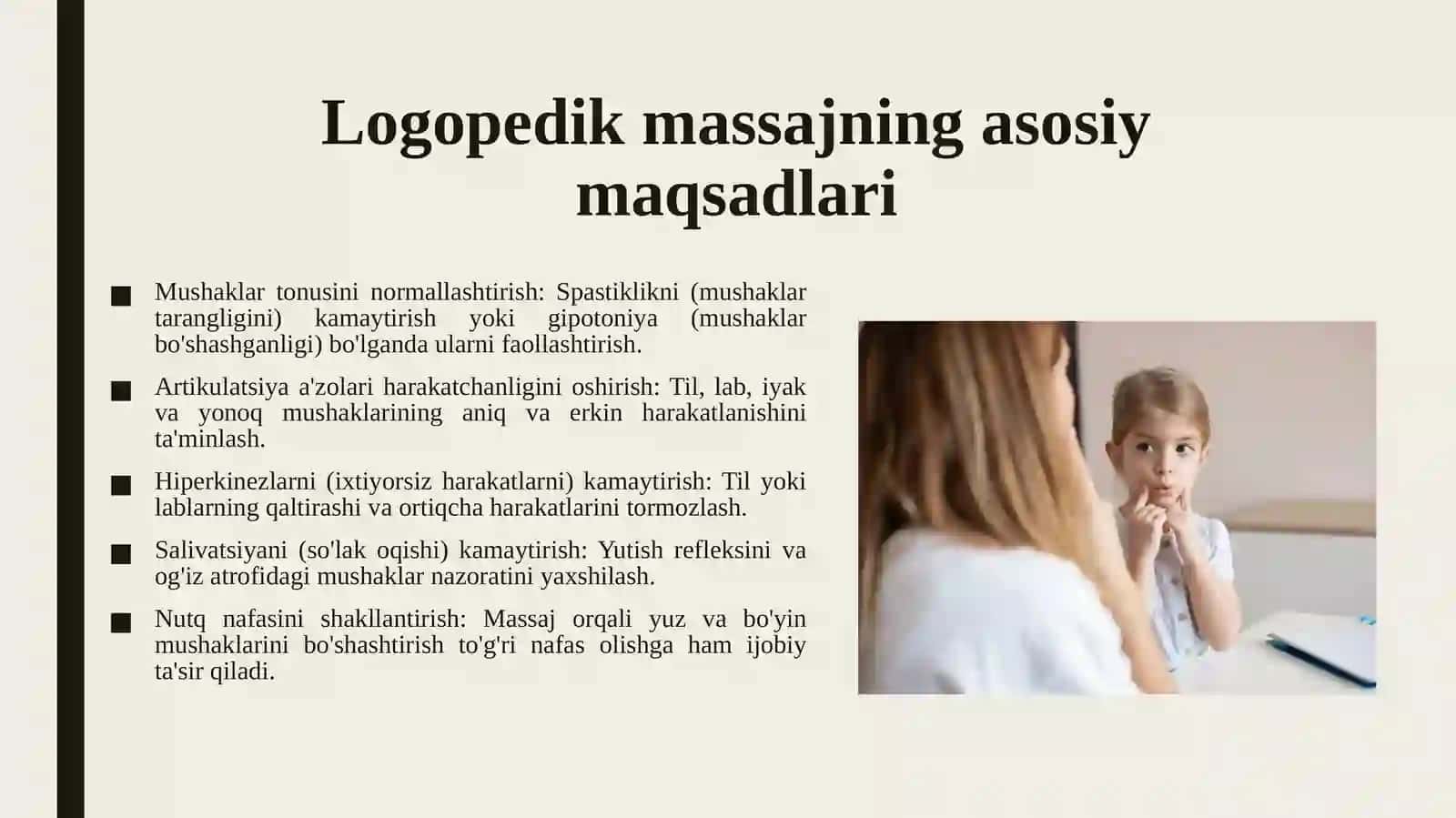 Dizartiyani bartaraf etishda logopedik massaj. 4