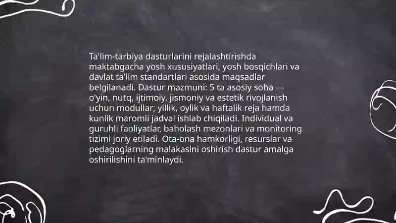 Maktabgacha ta'limda pedagogik jarayonning nazariy asoslari 4