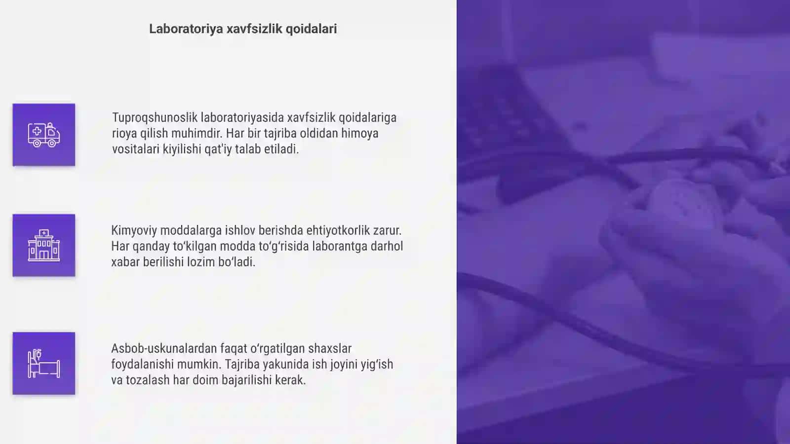 Tuproqshunoslikdan labaratoriya 4