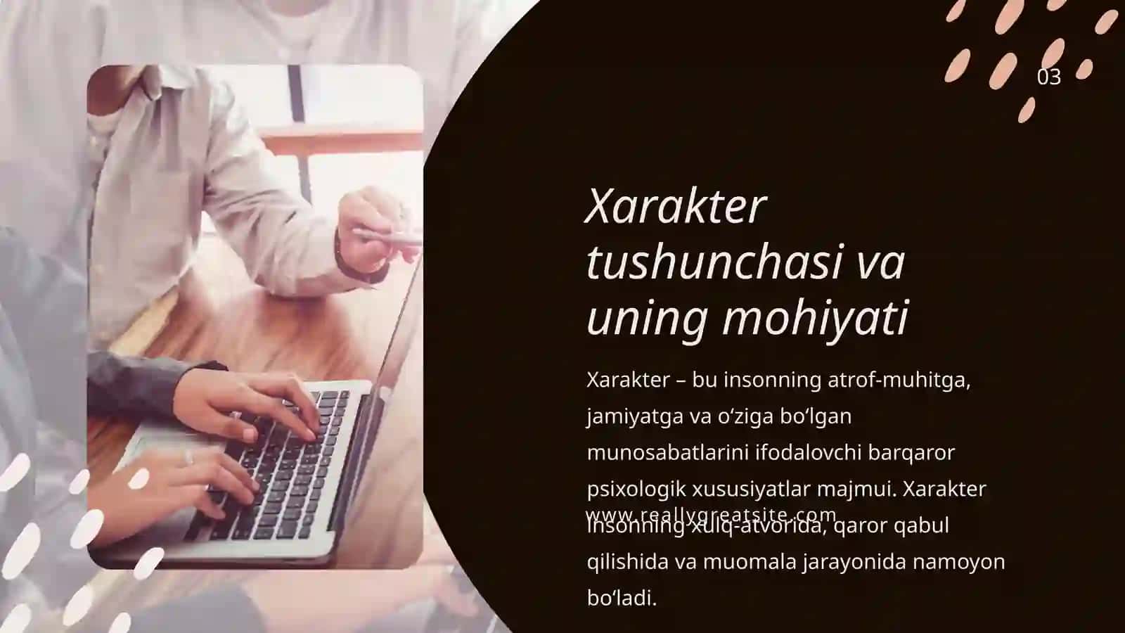 Xarakter va kasbiy sifatlar 4