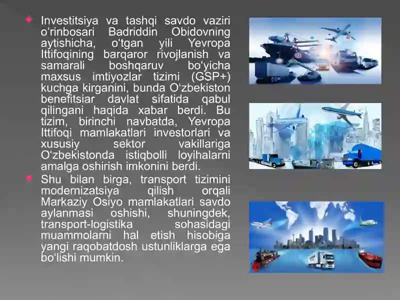 Logistikaga Investitsiya qilish 4