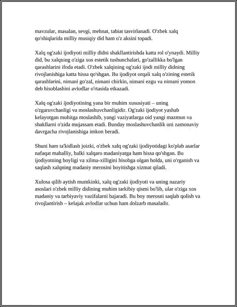 XALQ OG'ZAKI IJODI VA MILLIY DID 4
