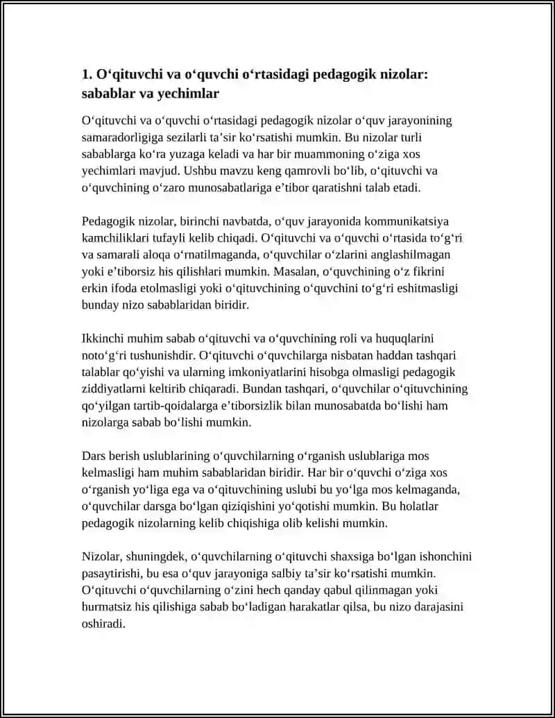 OʻQITUVCHI PEDAGOGIK FAOLIYATIDA NIZO VA ZIDDIYATLAR 4