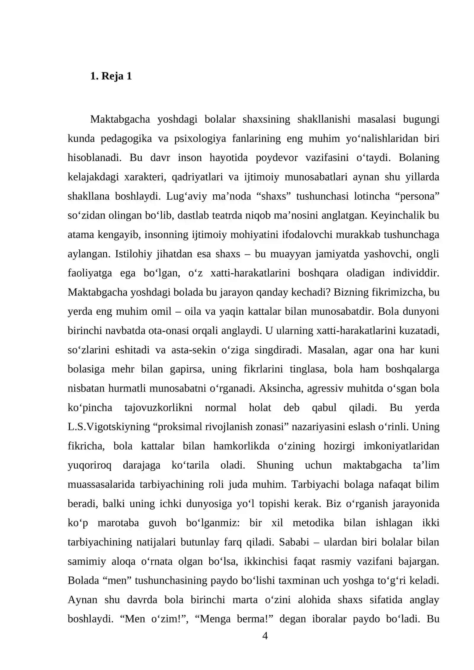 Maktabgacha yoshdagi bolalar shaxsining shakllanishi 4