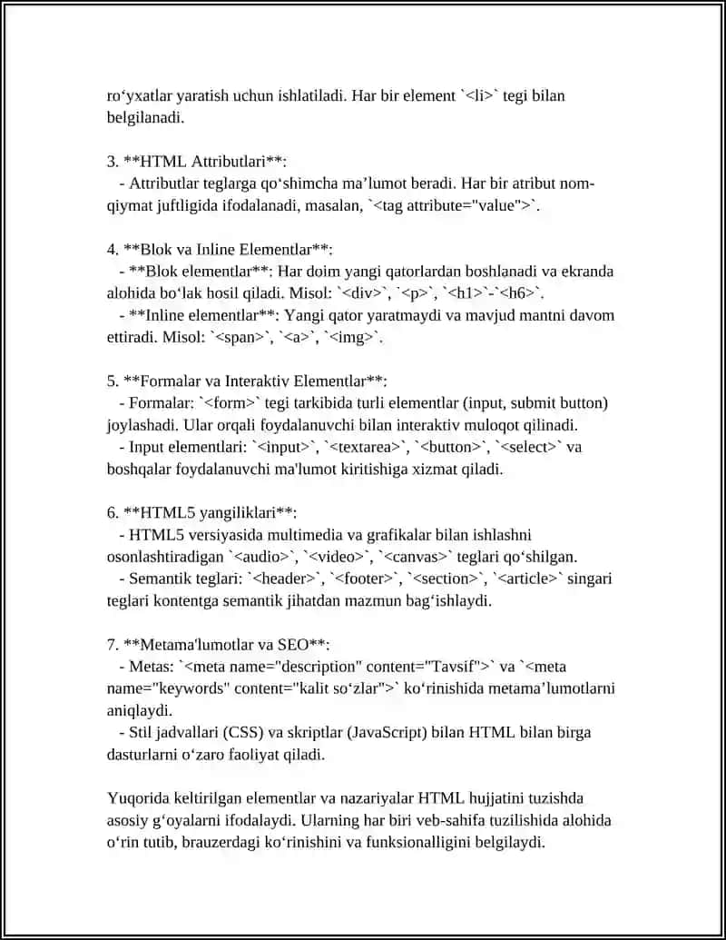 HTML TILI 4