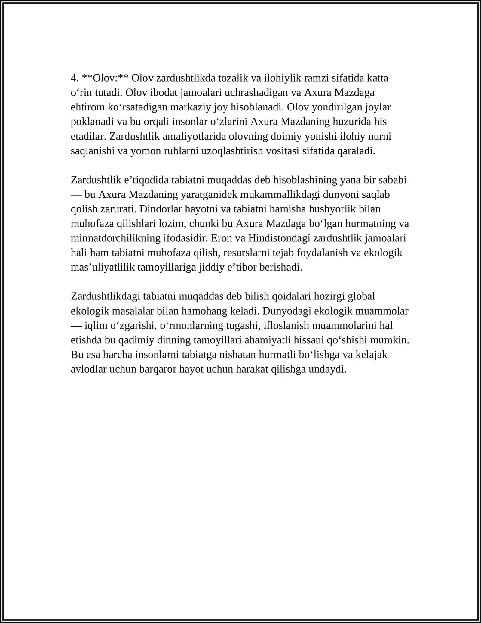 ZARDUSHTLIKDA TABIATNING ULUGʻLANISHI 4
