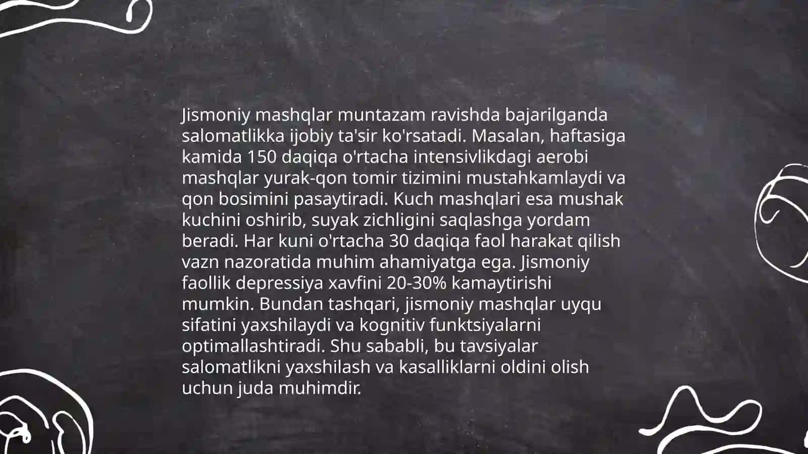 Jismoniy Mashqlar 4