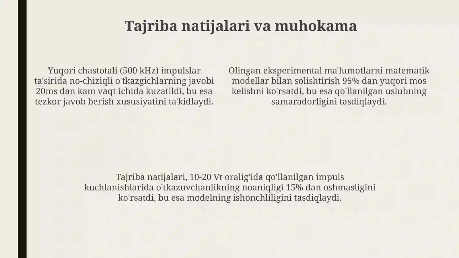 Impulsli qo'zg'alish usuli 4