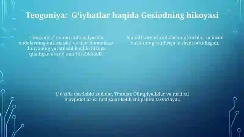 Yunon xudolari va afsonalari 4