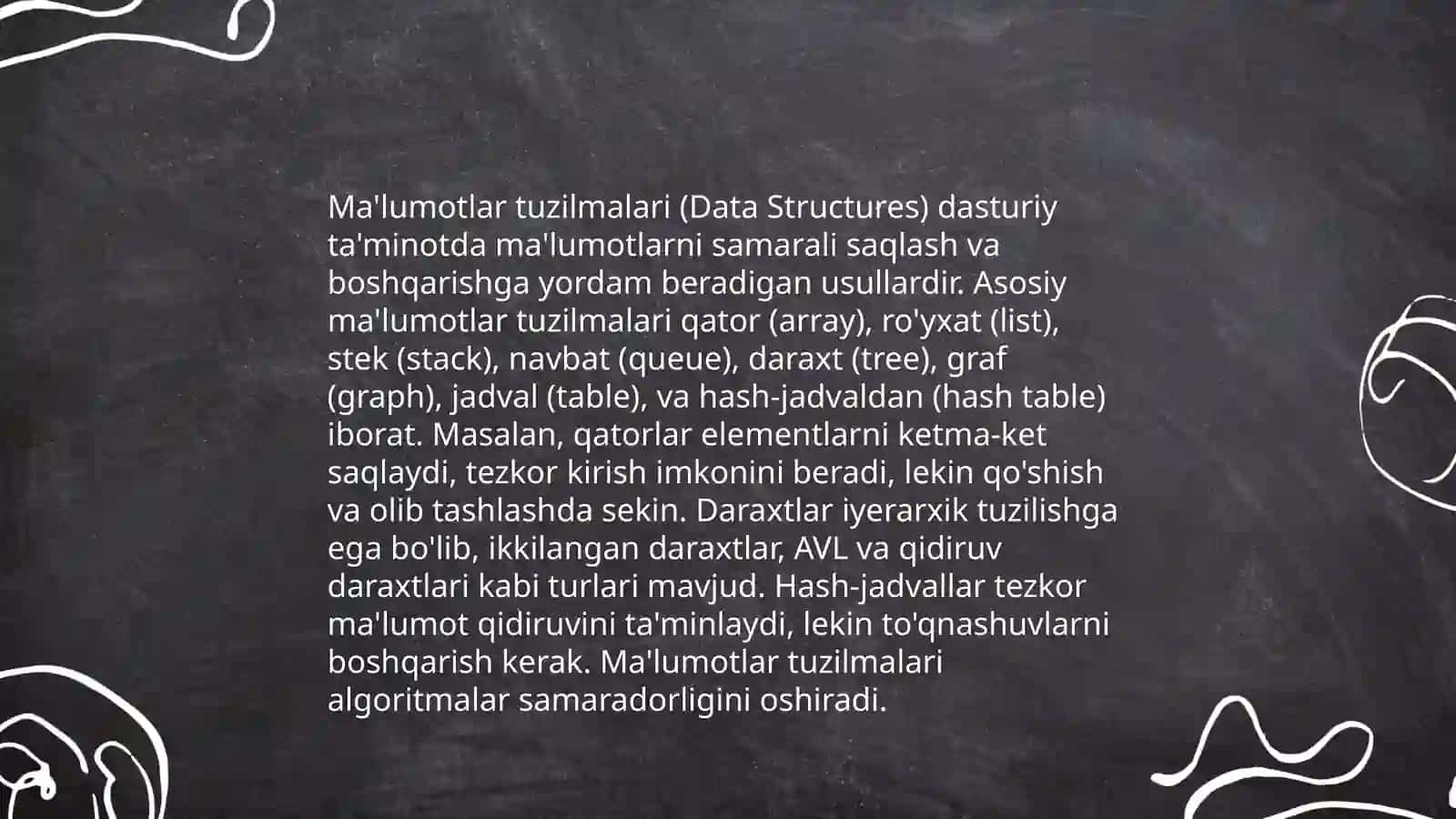 Algoritmlashning asosiy tushunchalari 4