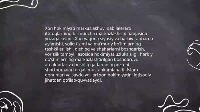 Xonliklarning Tashkil Topishi 4