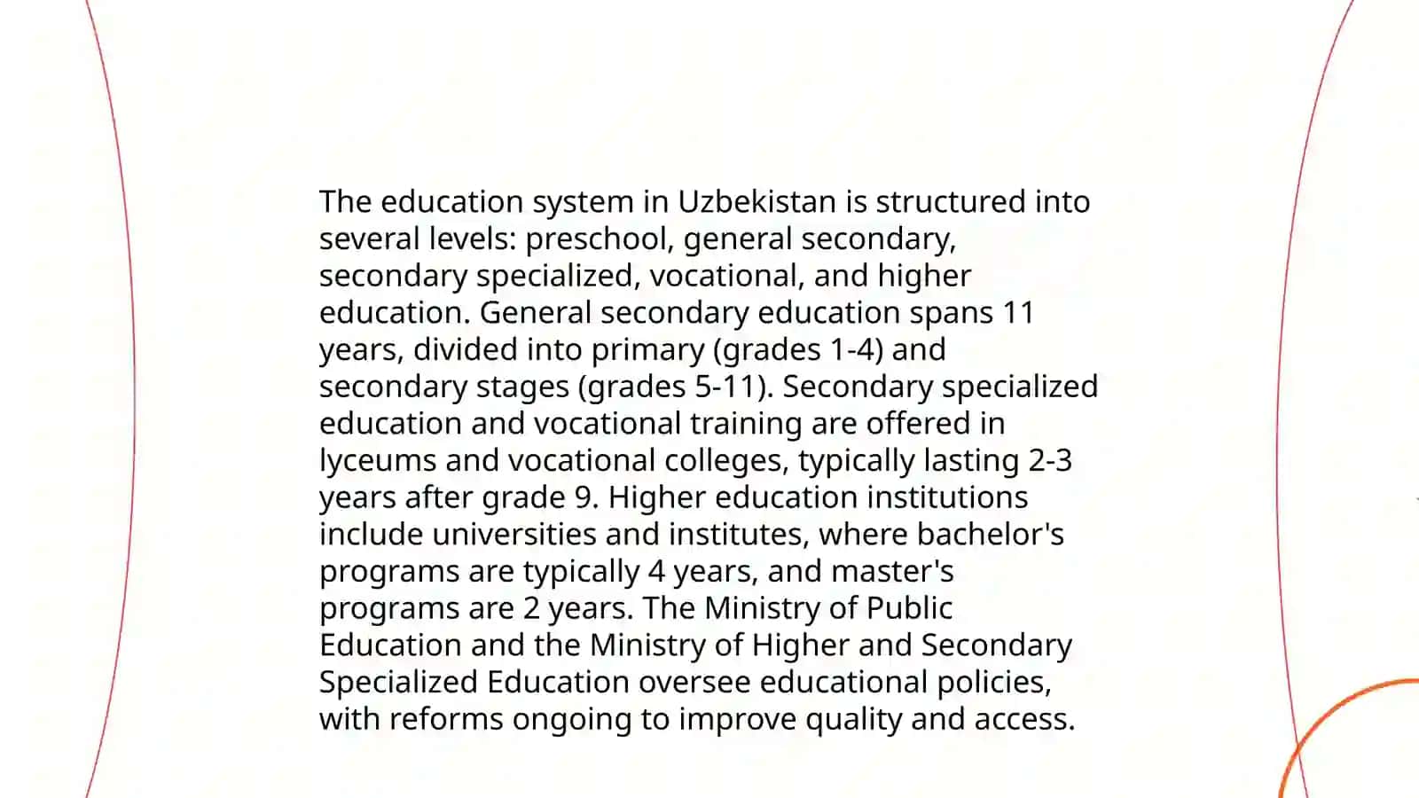 Education system of Uzbekistan 4