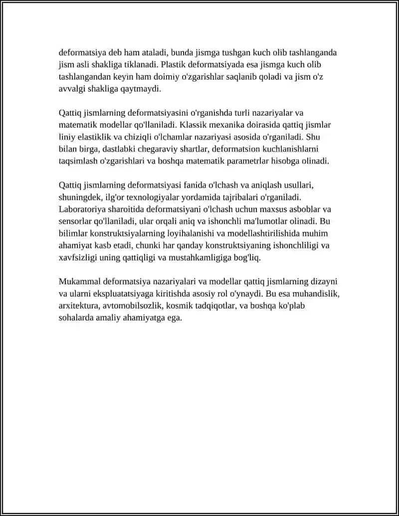 QATTIQ JISMLARNING DEFORMATSIYASI 4