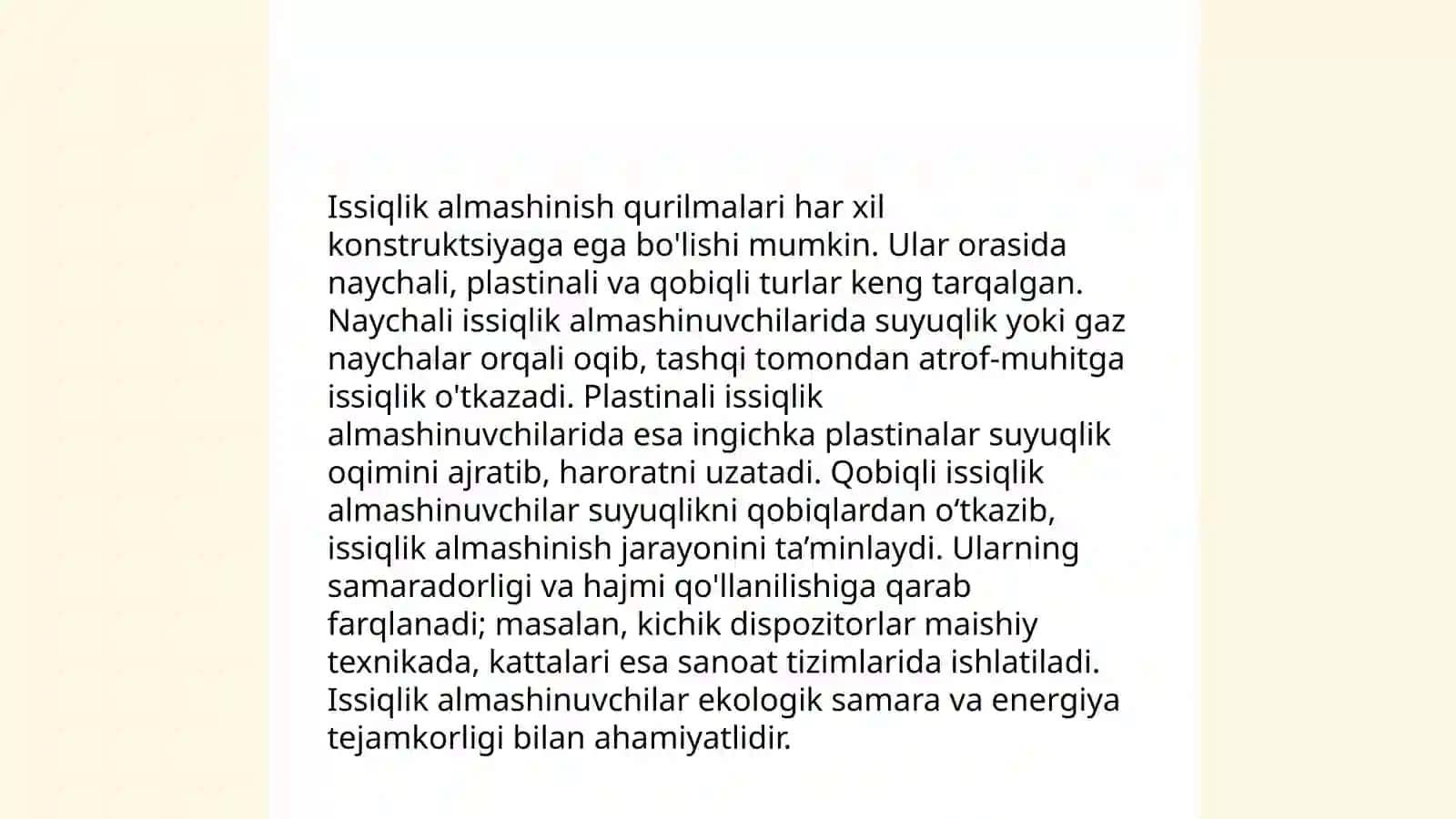 Issiqlik almashinish qurilmalar 4