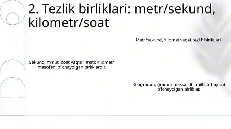O'lchov birliklari: To'liq ma'lumot 4