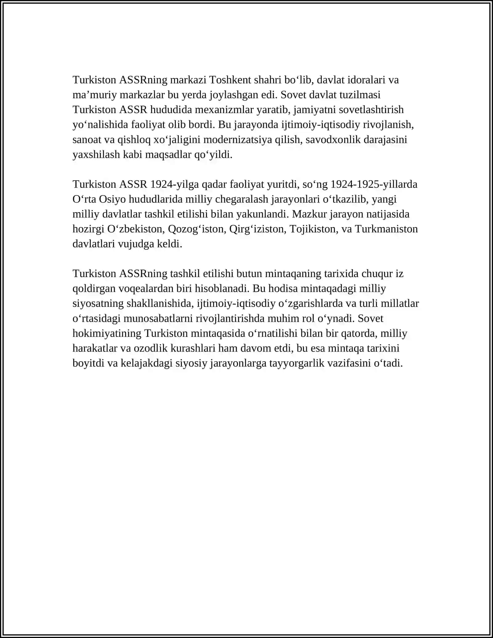Turkiston Avtonom Sovet Respublikasi 4