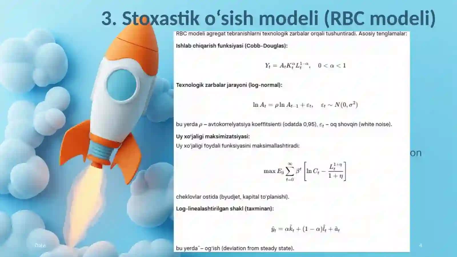 Agregat tebranishlar va stoxastik modellar 4