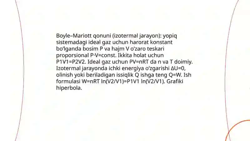 Ideal gaz qonunlari 4