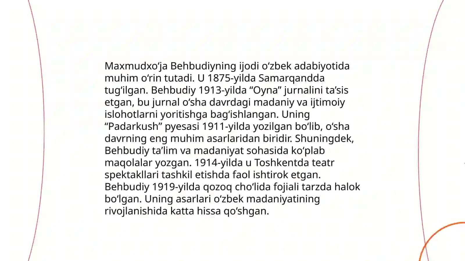 Maxmudxoʻja Behbudiyning hayoti 4