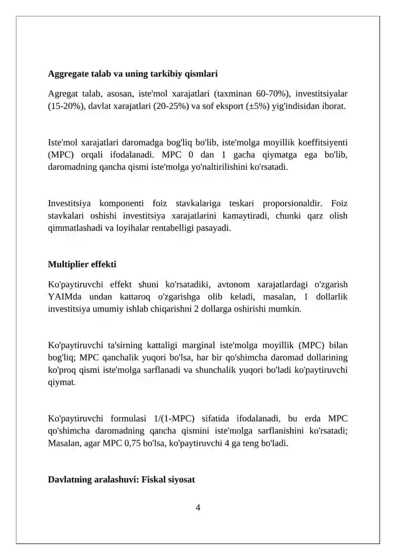 Keyns va keynschilik ta'limoti 4