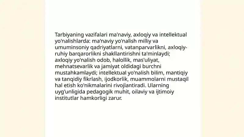 Tarbiyaning maqsad va vazifalari 4