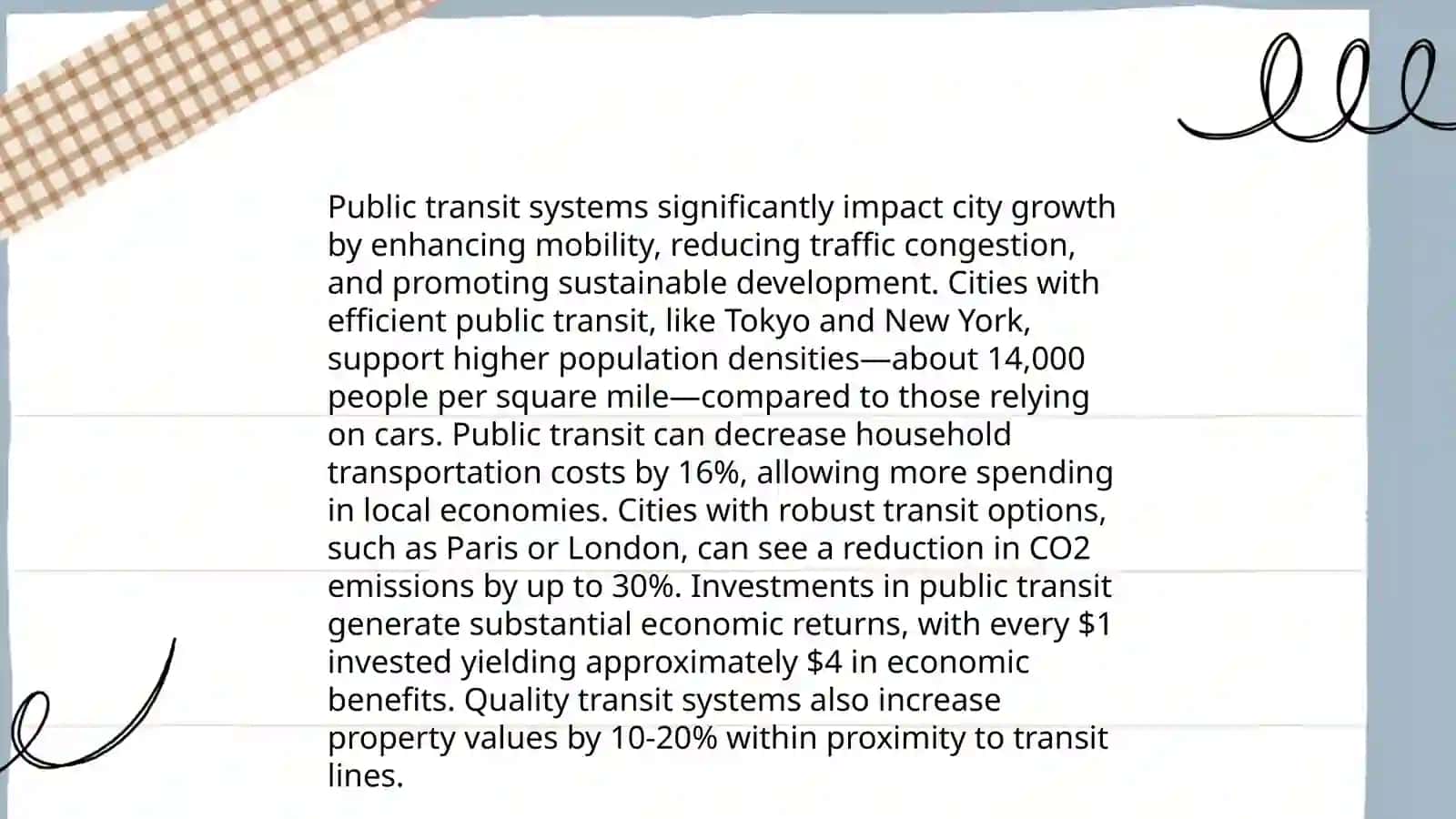 Role of Transportation in Urban Planning 4