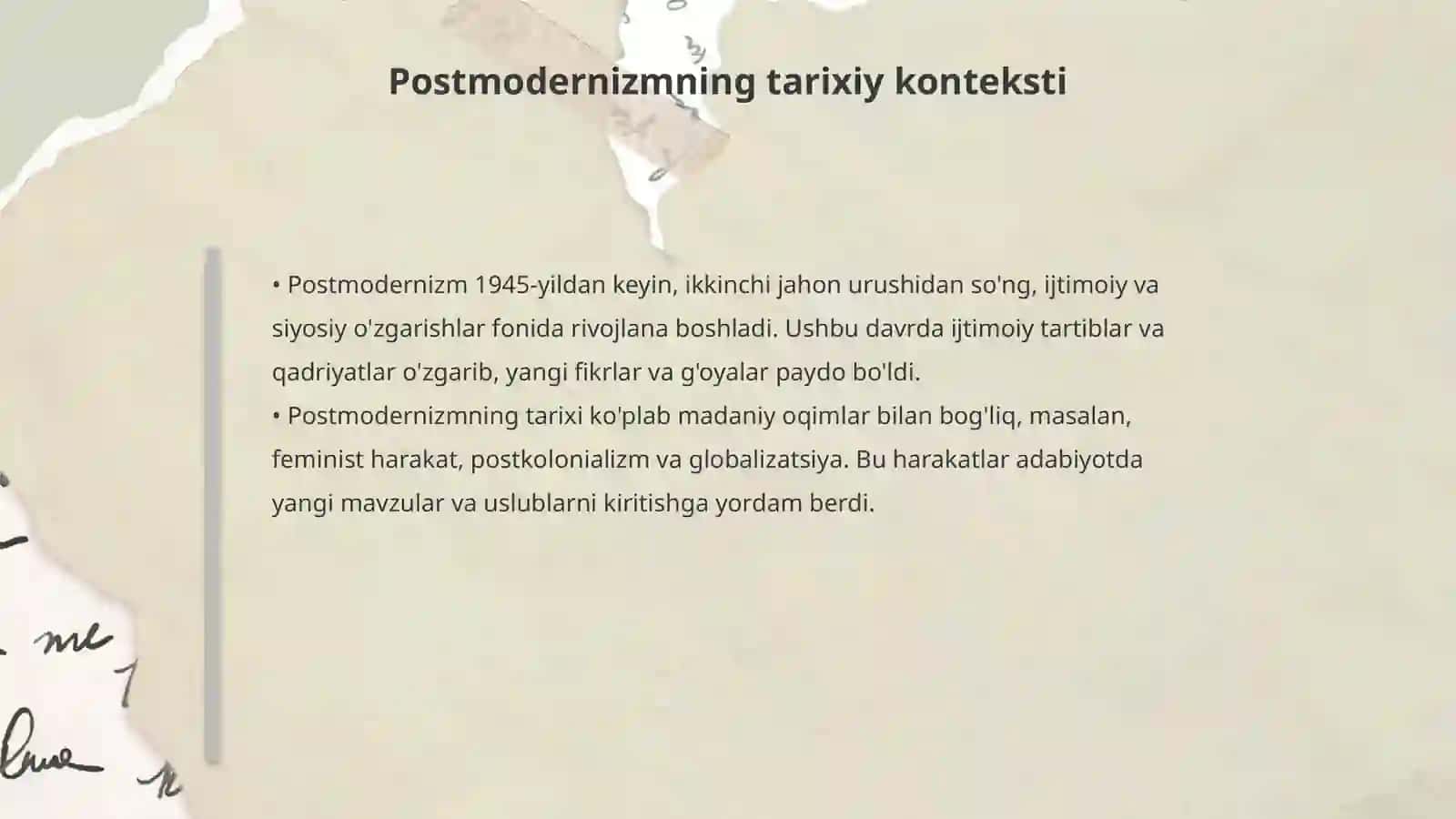 Postmodernizm Jahon adabiyoti 4
