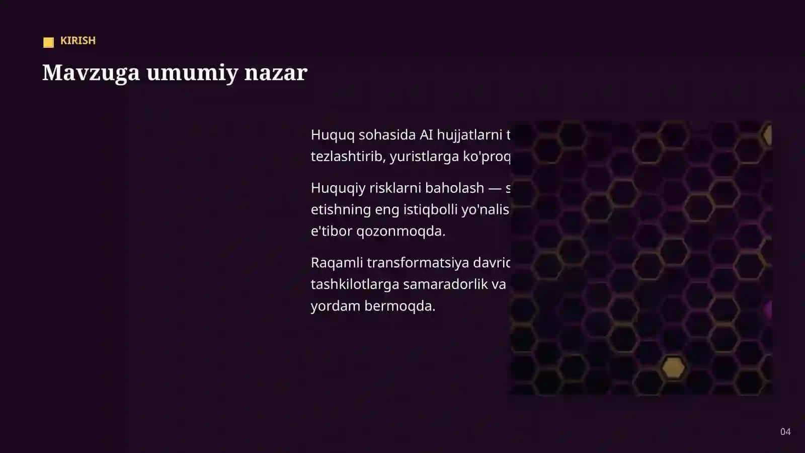 Mavzuga umumiy nazar 4