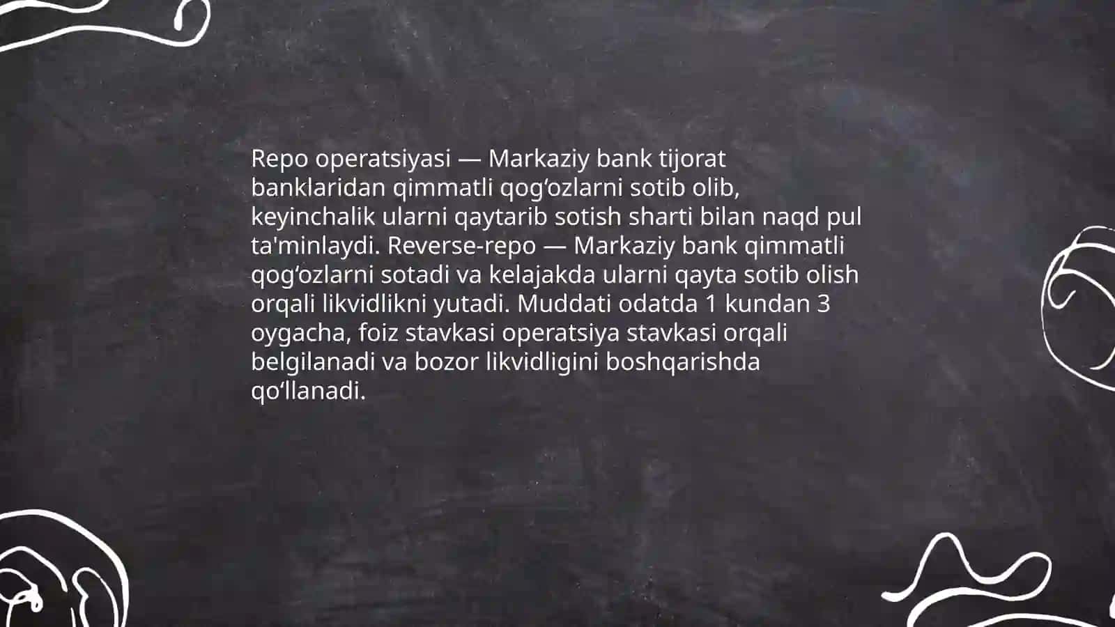 Ochiq bozor operatsiyalari 4