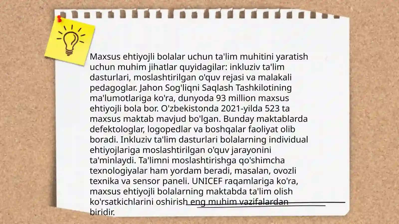 Inkluziv ta'lim va tarbiyalash konsepsiyalari 4