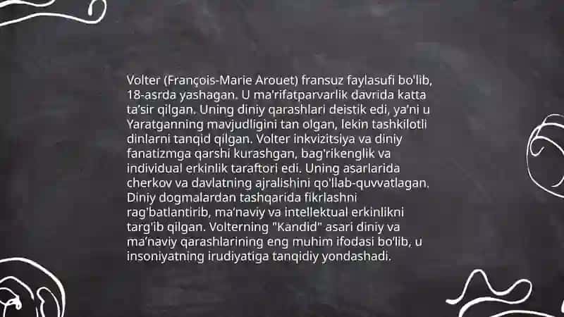 Volterning siyosiy qarashlari 4
