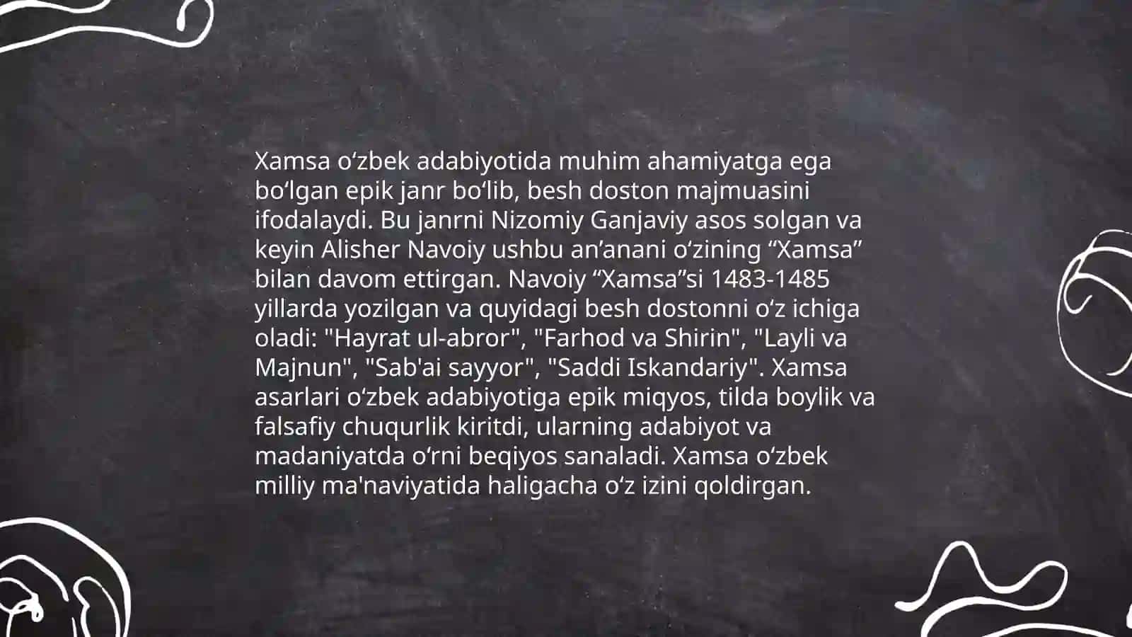 Alisher Navoiy-o'zbek adabiy tilining asoschisi 4