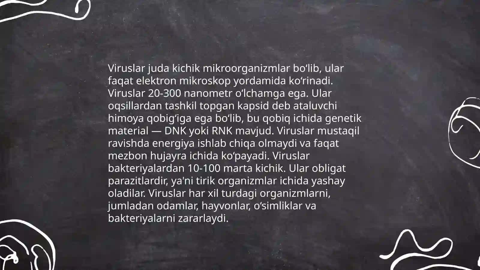 Virusologiyaning predmeti va vazifalari 4