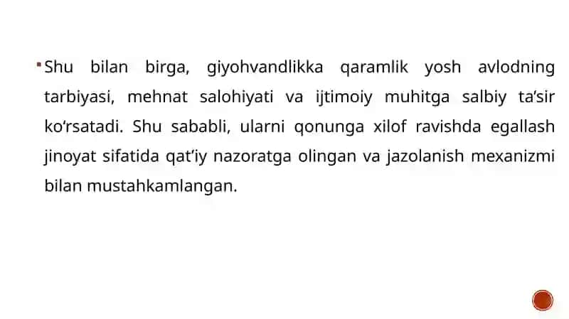 Giyohvandlik vosıtaları va Psixotrop moddalar 4