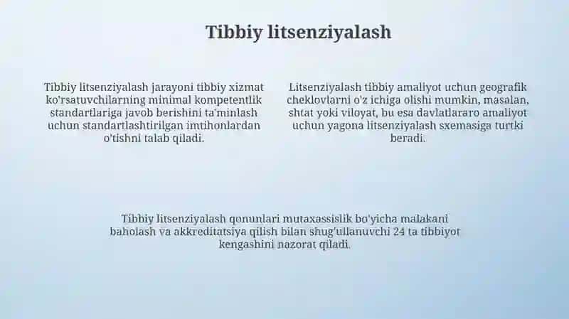Tibbiyotga oid qonunlar 4