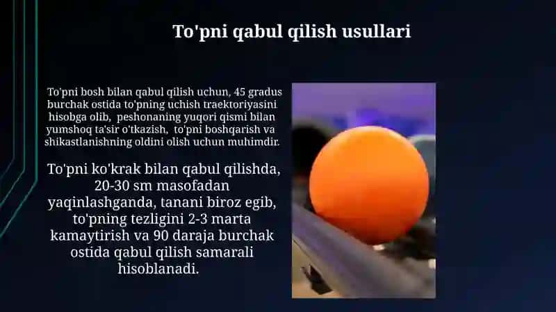 To'pni to'xtatish texnikasi 4