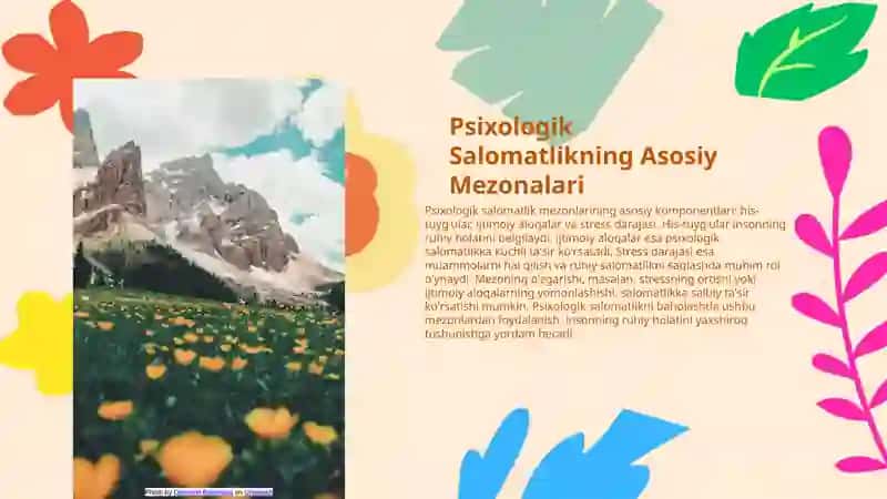 Psixologik Salomatlik Mezoni 4