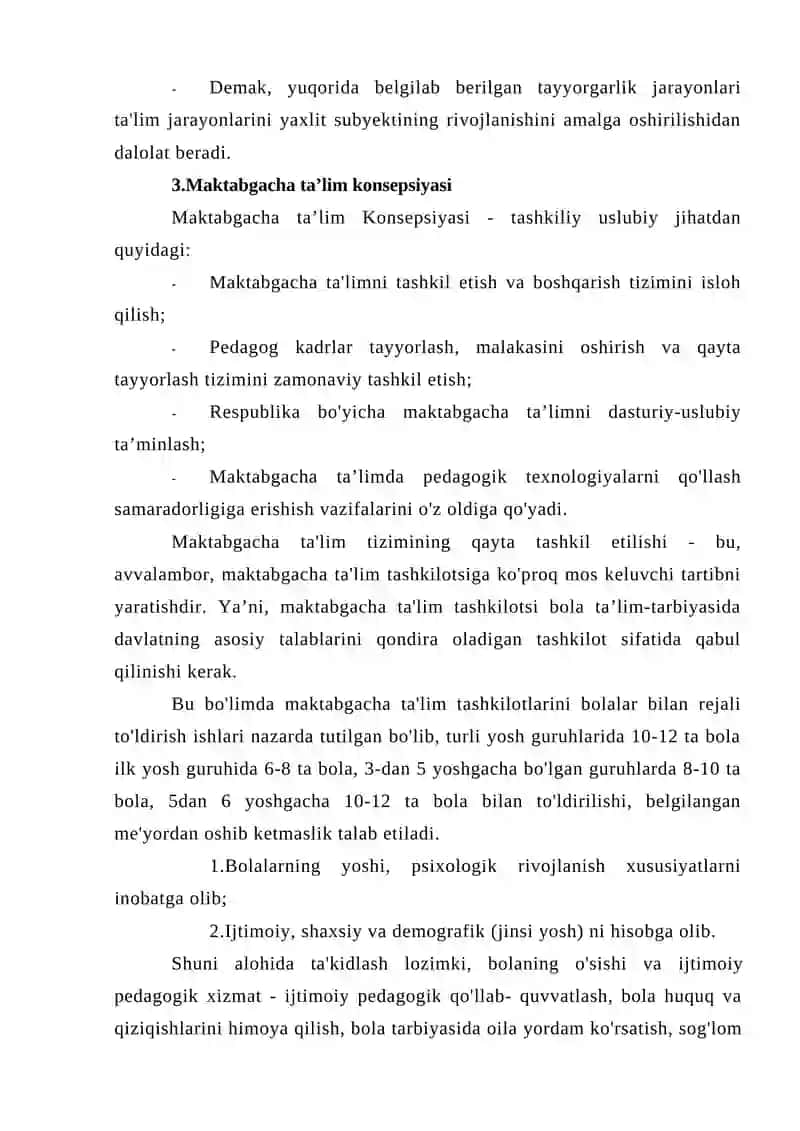 Maktabgacha ta'lim Konsepsiyasi 4
