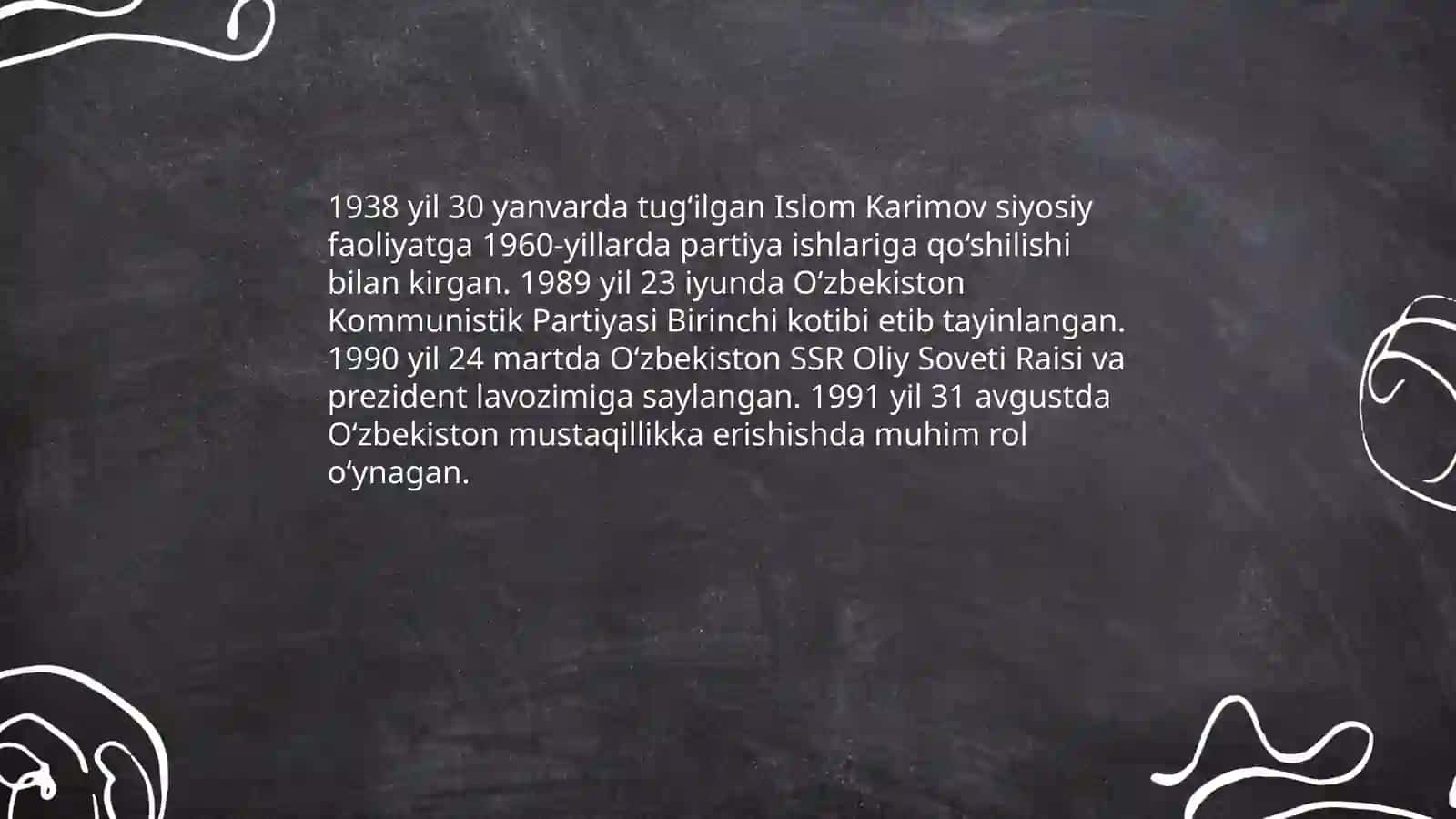I. Karimovning hayoti va oilaviy tarixi 4