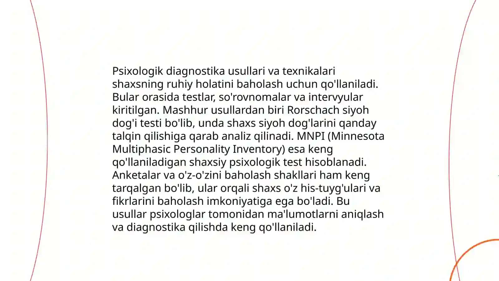 Ta'lim muassasasi psixologining diagnostika faoliyati 4