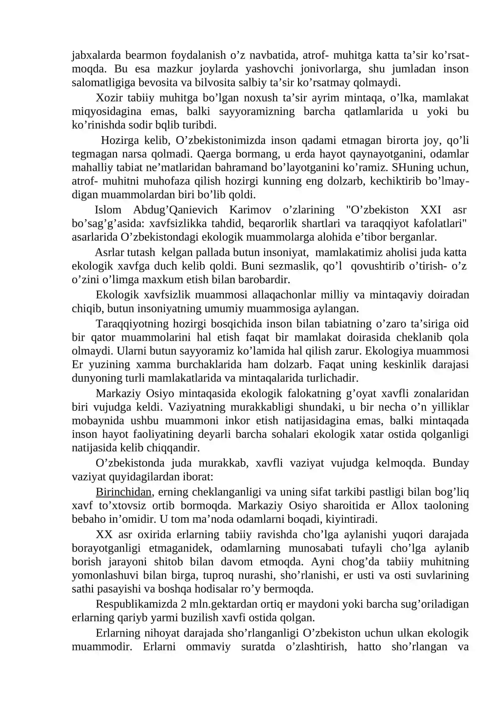 Аtmosfera havisini ifloslanishi 4