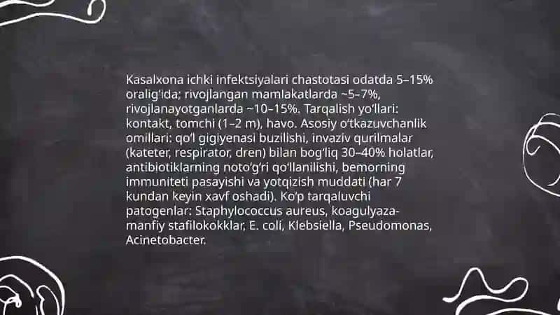 Kasalxona ichki infektsiyasi va uni oldini olish 4
