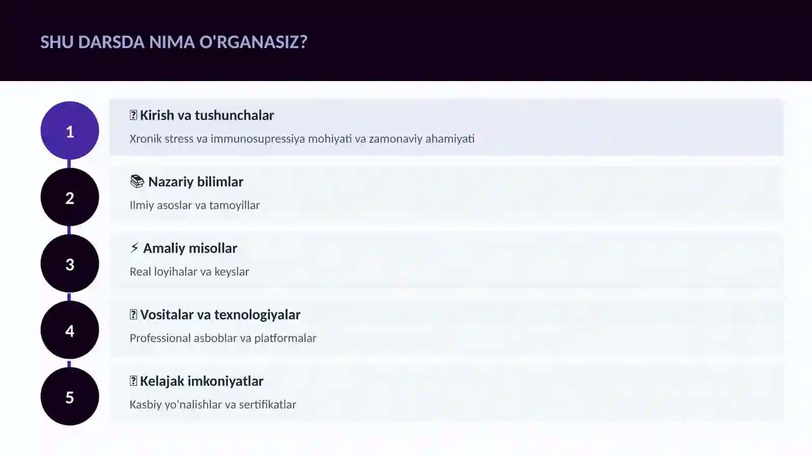 Xronik stress va immunosupressiya 4
