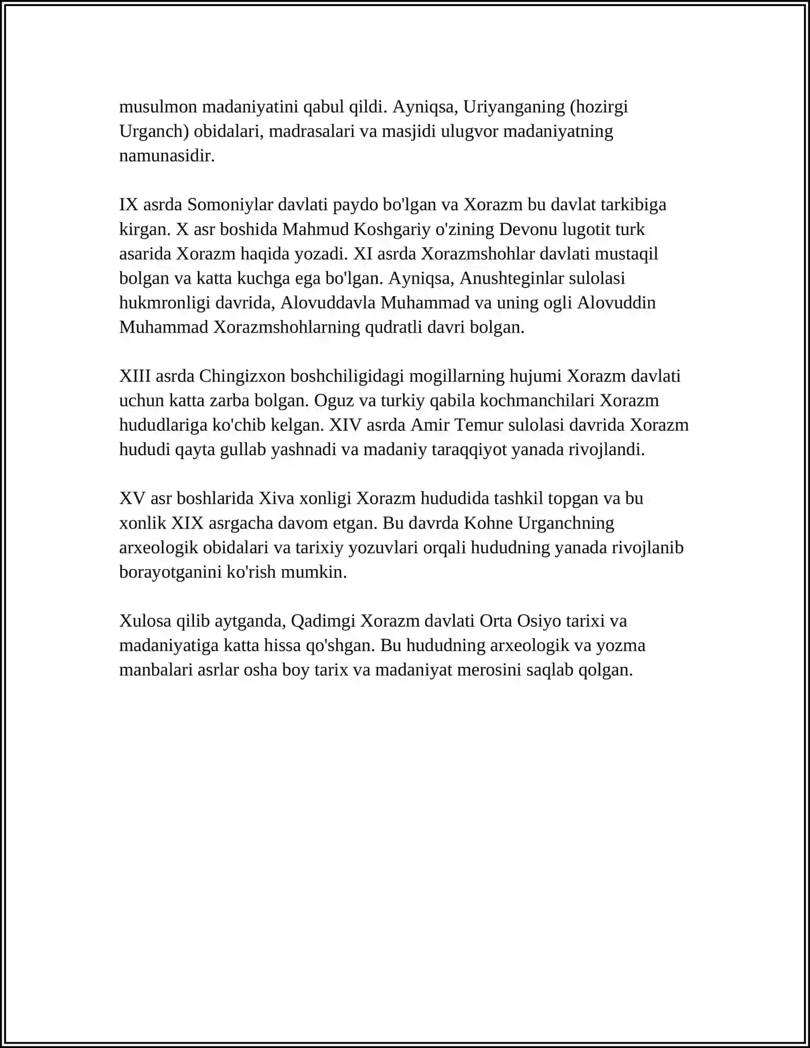 QADIMGI XORAZM DAVLATI 4
